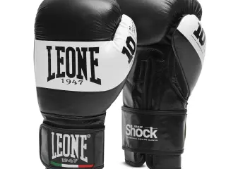 GN047 Guantes de Boxeo Leone 1947 “Shock” Color Negro/ROJO PIEL DE BUFALO