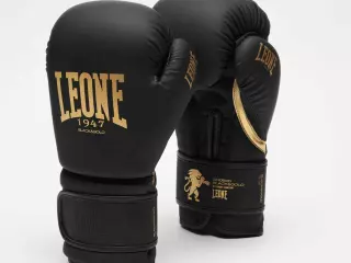 GN059D Guantes de Boxeo Leone 1947 “Black&amp;Gold” Color Negro