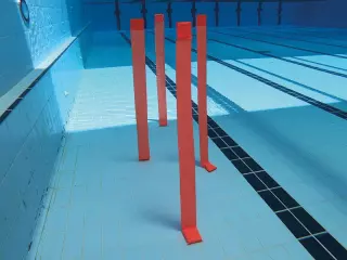 Set de cintas de slalom NATACION
