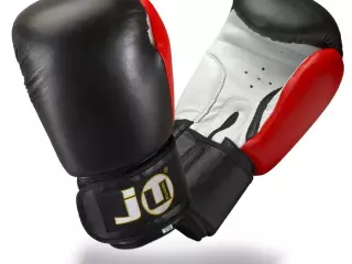 GUANTES DE BOXEO LEATHER PLUS JUSPORTS 10/12 ONZAS CUERO