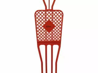 Jugador Barrera De Plástico Elite 180 Cm CUATRO ENGANCHES AL SUELO AZUL/ROJO
