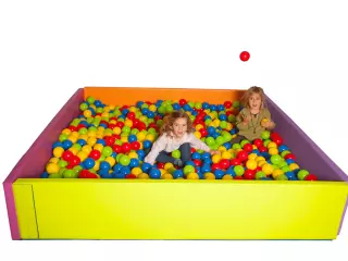 PISCINA SENSORIAL, BOLAS, POLIETILENO ALTA DENSIDAD. 120 X 120 CM. (K205)
