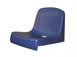 ASIENTO MONOBLOQUE CON RESPALDO ROJO/AZUL