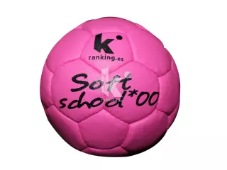 BALÓN BALONMANO SOFT SCHOOL TALLA 00. ROSA FLUO