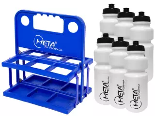 Kit De Botellero Plegable Con 6 Botellas PORTA BOTELLAS