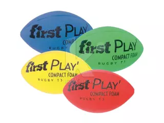 BALON RUGBY FIRST PLAY COMPACT FOAM. T-3
