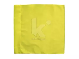 TELA BANDERÍN LINEA 40X40CM. AMARILLO FLUOR FUTBOL