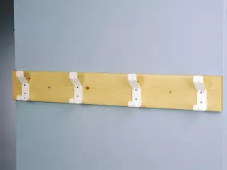 Perchero vestuario madera 1/2M