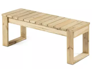 Banqueta Viena PORTES GRATIS 102X40X47/122X4047 jardin