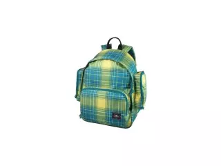 MOCHILA O'NEILL CLASSIC CUADROS VERDE/AMARILLO