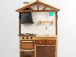 Cocina rústica pequeña INFANTIL 95x68x20 cm
