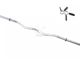 Barra Ondulada Biceps Ø28 mm -120 cm - 6,200 Kg barra Z