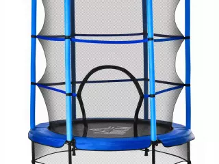 Cama Elástica Infantil Ø140x160 cm Trampolín para Niños de +3 Años con Red de Seguridad y Marco de Acero para Interior y Exterior Azul