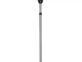 Calefactor de Pie de Exterior 3000W Estufa de Infrarrojos con Altura Ajustable Ø58,5x160-200 cm Plata