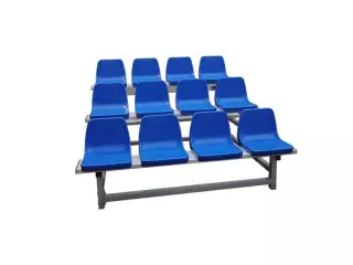 Grada portátil con sillas – 12 asientos