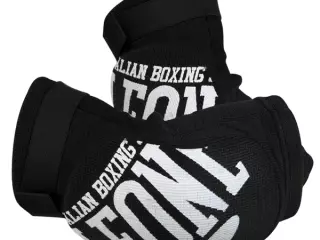 Coderas para Muay Thai Leone Color Rojo/azul/negro PR327