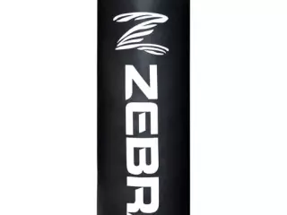 #SACO ZEBRA PRO PU NEGRO ( RELLENO + CADENAS) 90/120/150/180 CM BOXEO