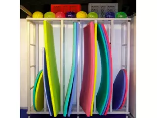 ESTANTERIA PVC PARA TAPICES 2000X700X2405