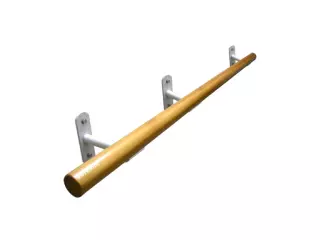 BARRA DE DANZA DE MADERA DE FLANDES DE 50MM Y 3MM LONGITUD