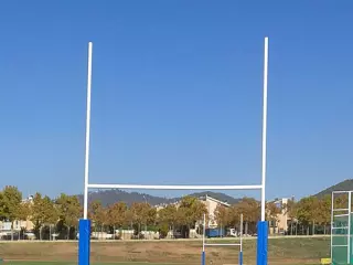 Juego de porterias para rugby con anclajes fijos(incluidos)