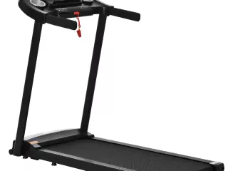 Cinta de Correr para Casa 1-12 KM/H 1,5HP con 12 Programas Ruedas Pantalla LED y Soporte para Móvil para Hogar Oficina