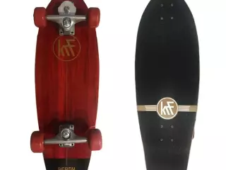 MONOPATIN KRF SURF SKATE READY TO RIDE ROJO SKATEBOARD