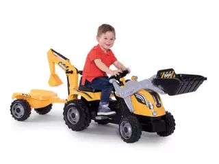 Tractor a pedales Builder Max  (710301) PEDALES CON REMOLQUE