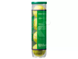 PELOTA TENIS WILSON STARTER PLAY. BOTE 4 UDS