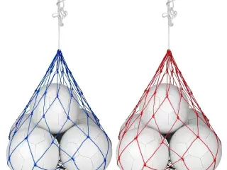 Red Portabalones para 5 Pelotas – Malla de Transporte Reforzada – Capacidad Balones Talla 5 – Ideal para Entrenadores y Clubes