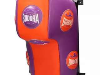 Saco Cuadrado Profesional Buddha Thailand Piel Naranja-Púrpura silueta boxeo pared preguntar stock