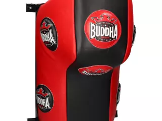 Saco Cuadrado Profesional Buddha Thailand Piel Negro-Rojo/negro-azul boxeo silueta pared PREGUNTAR STOCK