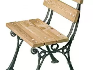 Silla exteriores madera acero MODELO VENECIA