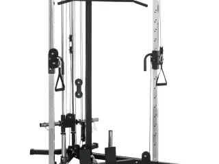 Máquina de Multiestación Musculación Entrenamiento Carga 120 kg 170x139x200 cm Negro