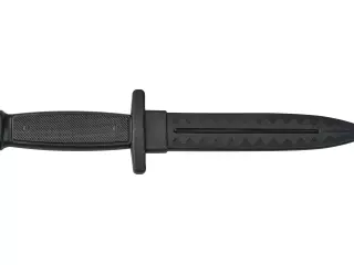 CUCHILLO NEGRO FLEXIBLE DE ENTRENAMIENTO 30CM