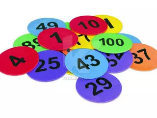 MARCAS DE SUELO. NUMERADAS DEL 1 AL 10. SET 10 UDS.