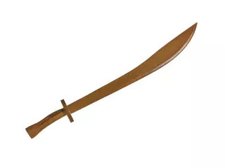 SABLE TAI CHI MADERA CON RANURA 83CM