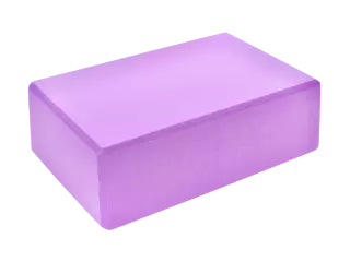 Bloque yoga foam 8cm. LILA. 23x15cm LADRILLO