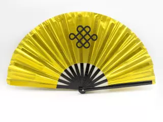 Abanico Tai Chi QS. Oro