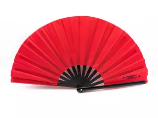 Abanico Tai Chi. Rojo