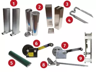Accesorios Postes TENIS