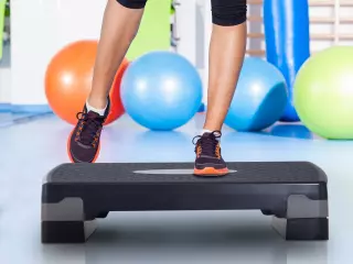Tabla Plataforma Stepper para Deporte con Altura Regulable a 2 Niveles Carga 150kg