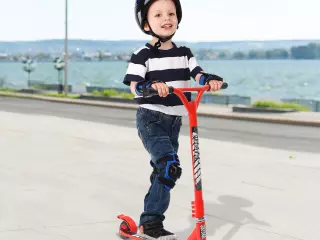 Scooter Freestyle Scooter Patinete de Acrobacia Giratorio 360° Rojo