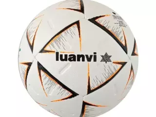 Balón Fútbol Sala Luanvi Oficial FFCV Blanco/Negro /Naranja T-58