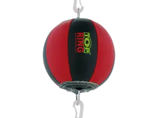 BALÓN PUNCHING PIEL ROJO/NEGRO