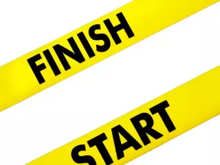 Bandas delimitadoras START-FINISH SOL-FIN