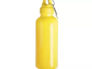 Bidón plástico 600 ml con mosquetón. amarillo (copia)