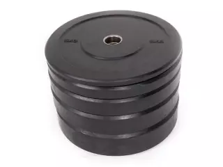 #Black Rubber bumper plate 50MM