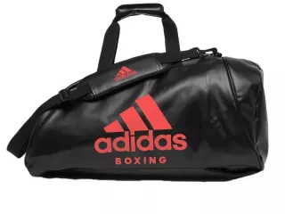 BOLSA ADIDAS "CONV.2 EN 1 BOXEO" P.U. NEGRO-DORADO/NEGRO-ROJO/NEGRO-BLANCO TALLA M/L