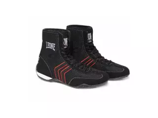 Botas de boxeo Leone CL188 Botas de Boxeo Profesional Leone 1947 Color Negro