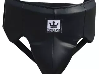 Buddha Coquilla Velcro Profesional Boxeo Negro